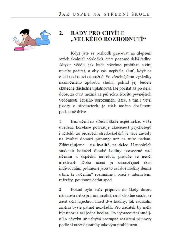 Jak uspět na střední škole - Obrázek 4